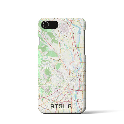 【厚木（神奈川県）】地図柄iPhoneケース（バックカバータイプ）