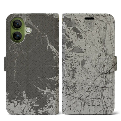 【厚木（神奈川県）】地図柄iPhoneケース（手帳タイプ）