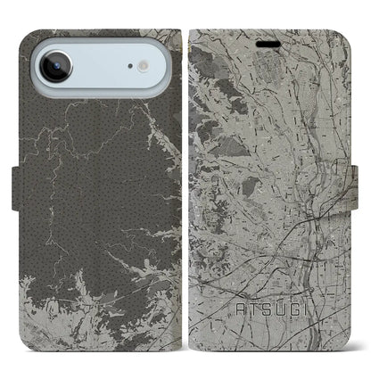 【厚木（神奈川県）】地図柄iPhoneケース（手帳タイプ）