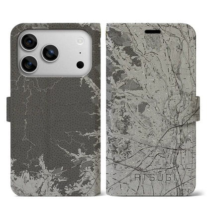 【厚木（神奈川県）】地図柄iPhoneケース（手帳タイプ）