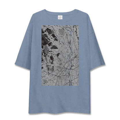 【厚木（神奈川県）】地図柄ビッグシルエットTシャツ