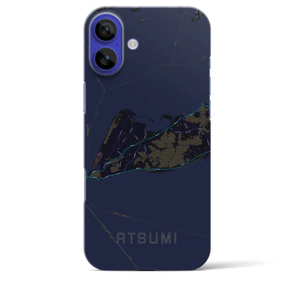 【渥美（愛知県）】地図柄iPhoneケース（バックカバータイプ）