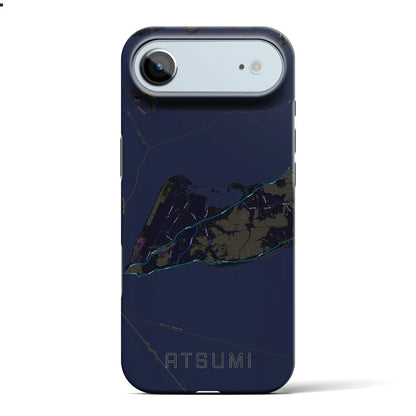 【渥美（愛知県）】地図柄iPhoneケース（バックカバータイプ）