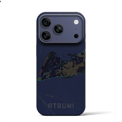 【渥美（愛知県）】地図柄iPhoneケース（バックカバータイプ）