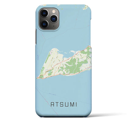 【渥美（愛知県）】地図柄iPhoneケース（バックカバータイプ）