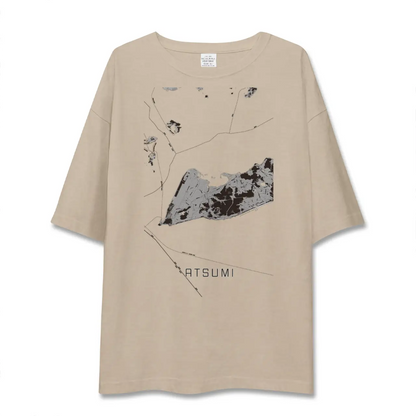 【渥美（愛知県）】地図柄ビッグシルエットTシャツ