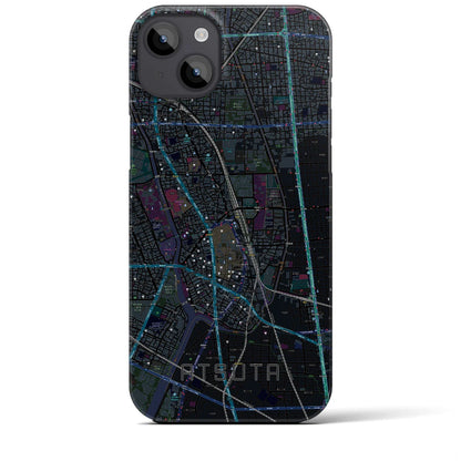 【熱田（愛知県）】地図柄iPhoneケース（バックカバータイプ）