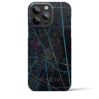 【熱田（愛知県）】地図柄iPhoneケース（バックカバータイプ）