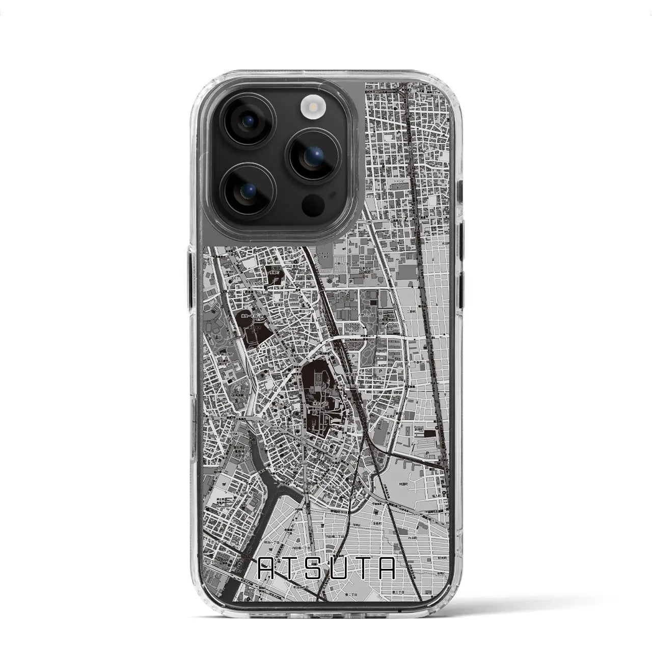 【熱田（愛知県）】地図柄iPhoneケース（MagSafeタイプ）