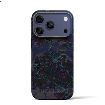 【オークランド（ニュージーランド）】地図柄iPhoneケース（バックカバータイプ）