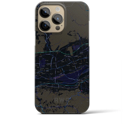 【阿波（徳島県）】地図柄iPhoneケース（バックカバータイプ）