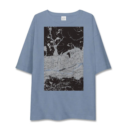 【阿波（徳島県）】地図柄ビッグシルエットTシャツ