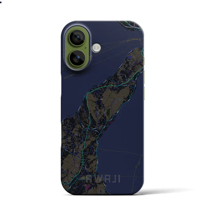 【淡路（兵庫県）】地図柄iPhoneケース（バックカバータイプ）