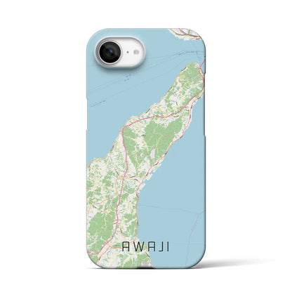 【淡路（兵庫県）】地図柄iPhoneケース（バックカバータイプ）