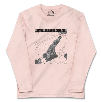【淡路島2（兵庫県）】地図柄ロングスリーブTシャツ
