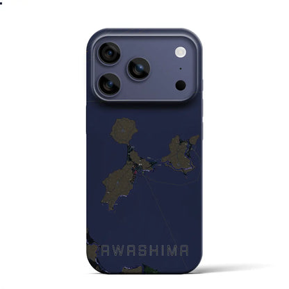 【粟島（香川県）】地図柄iPhoneケース（バックカバータイプ）