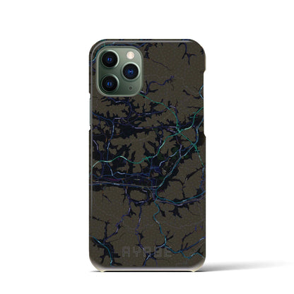 【綾部（京都府）】地図柄iPhoneケース（バックカバータイプ）