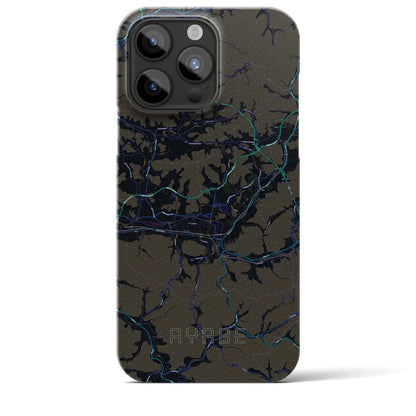 【綾部（京都府）】地図柄iPhoneケース（バックカバータイプ）