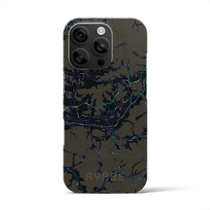 【綾部（京都府）】地図柄iPhoneケース（バックカバータイプ）