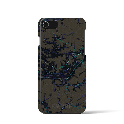 【綾部（京都府）】地図柄iPhoneケース（バックカバータイプ）