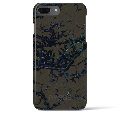 【綾部（京都府）】地図柄iPhoneケース（バックカバータイプ）