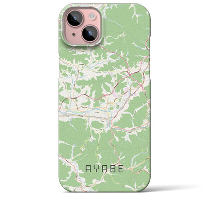 【綾部（京都府）】地図柄iPhoneケース（バックカバータイプ）