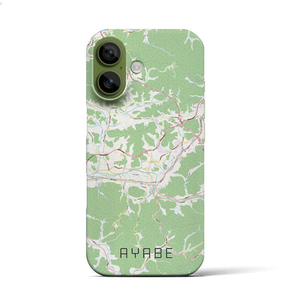 【綾部（京都府）】地図柄iPhoneケース（バックカバータイプ）