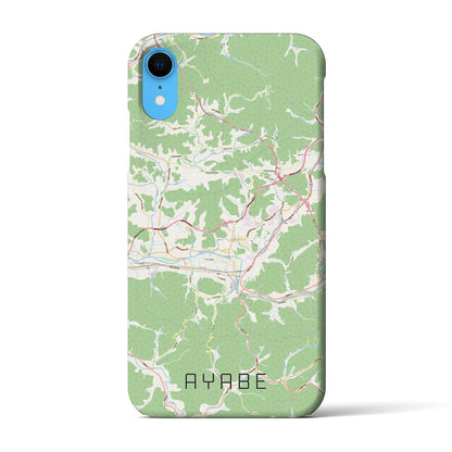 【綾部（京都府）】地図柄iPhoneケース（バックカバータイプ）