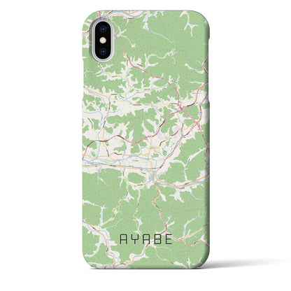 【綾部（京都府）】地図柄iPhoneケース（バックカバータイプ）