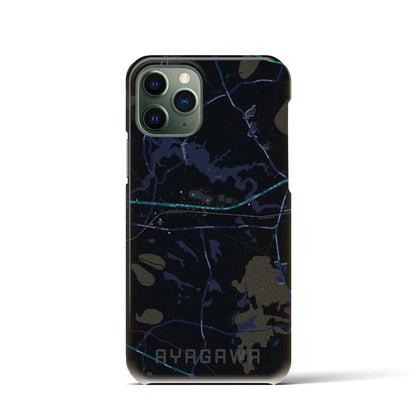 【綾川（香川県）】地図柄iPhoneケース（バックカバータイプ）