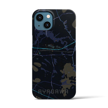 【綾川（香川県）】地図柄iPhoneケース（バックカバータイプ）