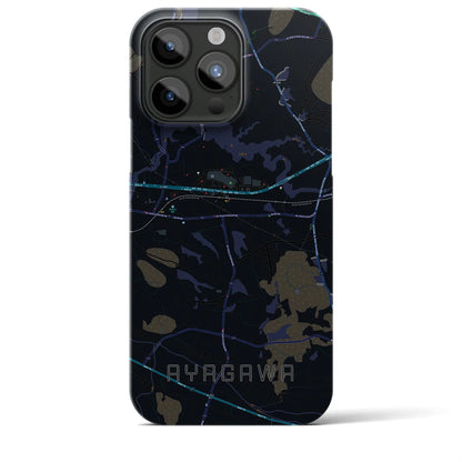 【綾川（香川県）】地図柄iPhoneケース（バックカバータイプ）