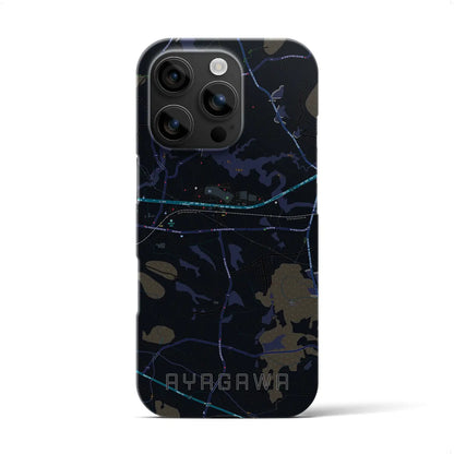 【綾川（香川県）】地図柄iPhoneケース（バックカバータイプ）