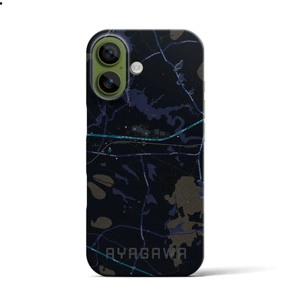 【綾川（香川県）】地図柄iPhoneケース（バックカバータイプ）