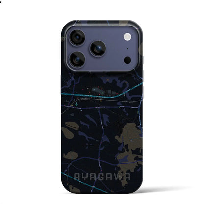 【綾川（香川県）】地図柄iPhoneケース（バックカバータイプ）