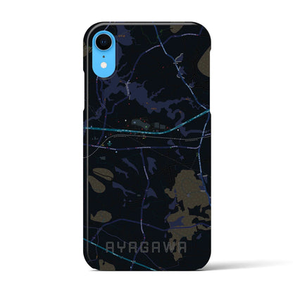 【綾川（香川県）】地図柄iPhoneケース（バックカバータイプ）