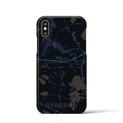 【綾川（香川県）】地図柄iPhoneケース（バックカバータイプ）