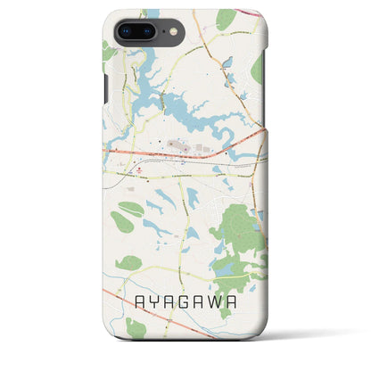 【綾川（香川県）】地図柄iPhoneケース（バックカバータイプ）