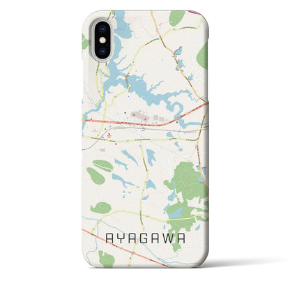 【綾川（香川県）】地図柄iPhoneケース（バックカバータイプ）