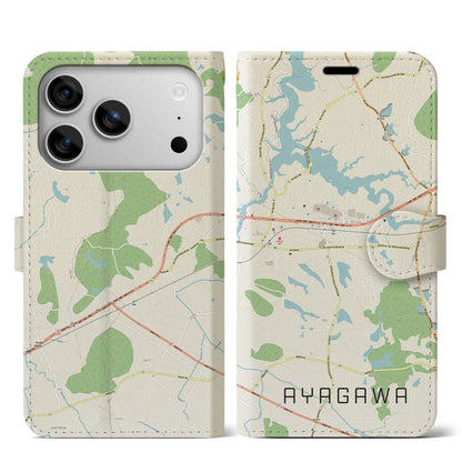 【綾川（香川県）】地図柄iPhoneケース（手帳タイプ）