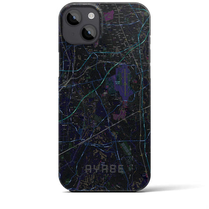 【綾瀬（神奈川県）】地図柄iPhoneケース（バックカバータイプ）