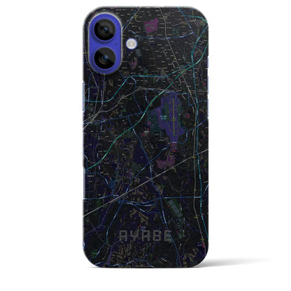 【綾瀬（神奈川県）】地図柄iPhoneケース（バックカバータイプ）