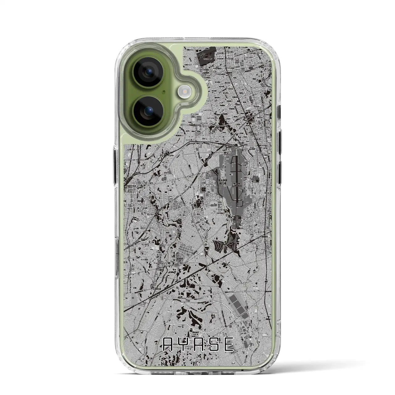 【綾瀬（神奈川県）】地図柄iPhoneケース（MagSafeタイプ）