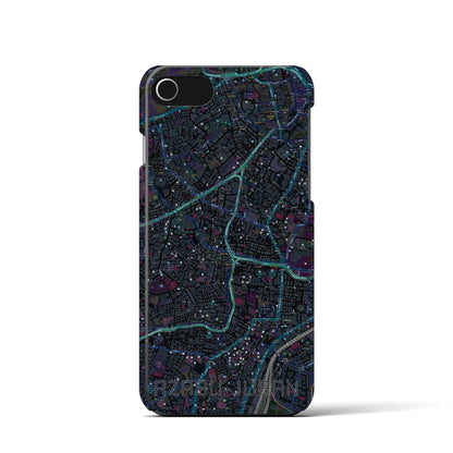 【麻布十番（東京都）】地図柄iPhoneケース（バックカバータイプ）