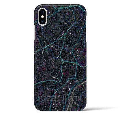 【麻布十番（東京都）】地図柄iPhoneケース（バックカバータイプ）