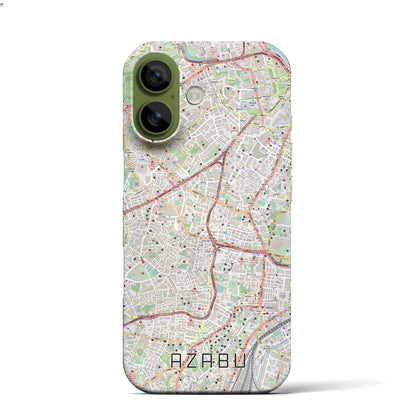 【麻布（東京都）】地図柄iPhoneケース（バックカバータイプ）