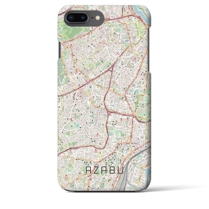 【麻布（東京都）】地図柄iPhoneケース（バックカバータイプ）