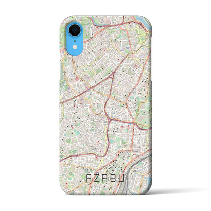 【麻布（東京都）】地図柄iPhoneケース（バックカバータイプ）