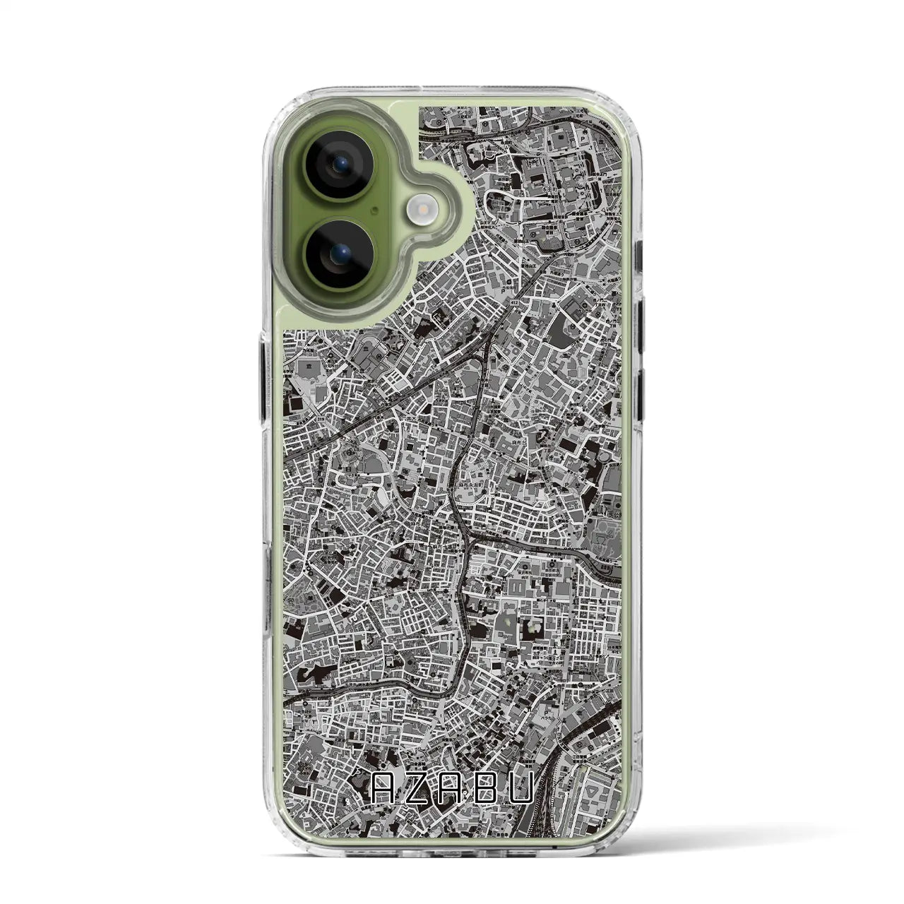 【麻布（東京都）】地図柄iPhoneケース（MagSafeタイプ）