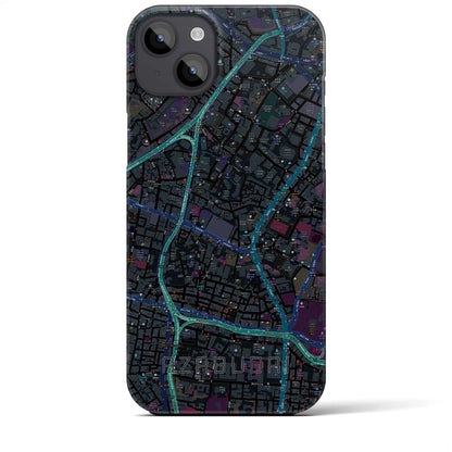 【麻布台（東京都）】地図柄iPhoneケース（バックカバータイプ）